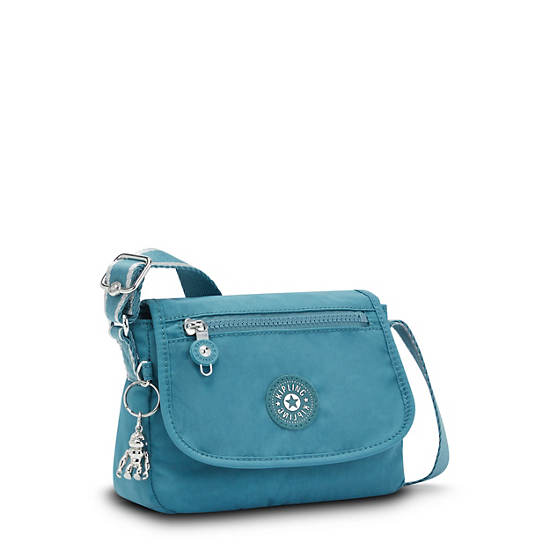 Kipling Sabian Crossbody Mini Väska Turkos | SE 1873VR